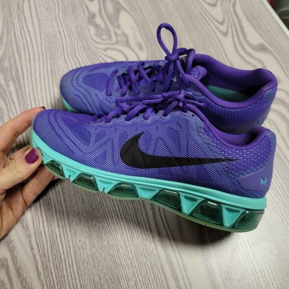 Nike | Shoes | Nike Max Air Skin Purple And Teal Nikes Womens Size |